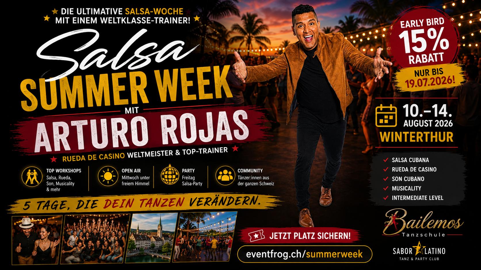 Salsa Summer Week mit Arturo Rojas