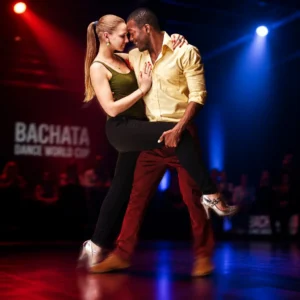 Gratis Schnupperstunde Bachata – Paar beim Tanzen bei bailemos